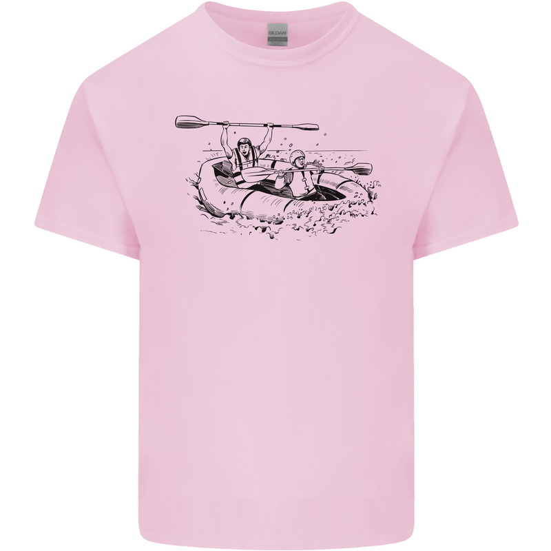 Dinghy Rapids White Water Rafting Whitewater Kids T-Shirt Childrens Light Pink
