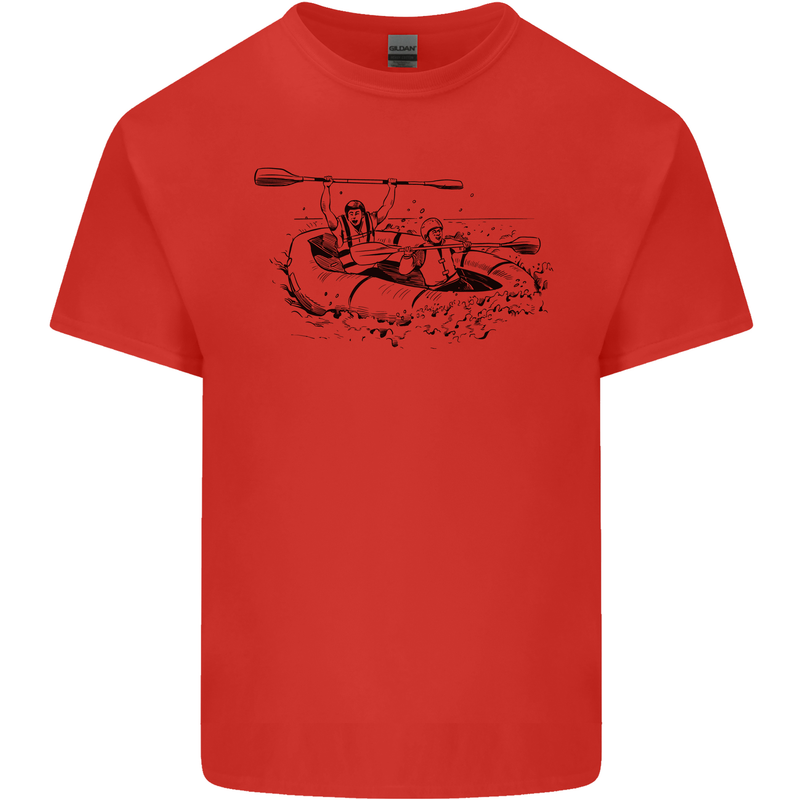 Dinghy Rapids White Water Rafting Whitewater Kids T-Shirt Childrens Red