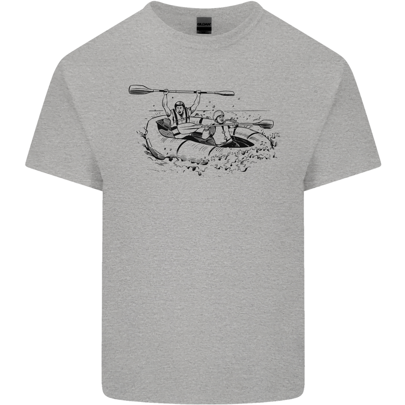Dinghy Rapids White Water Rafting Whitewater Kids T-Shirt Childrens Sports Grey