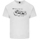 Dinghy Rapids White Water Rafting Whitewater Kids T-Shirt Childrens White