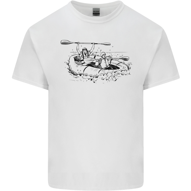 Dinghy Rapids White Water Rafting Whitewater Kids T-Shirt Childrens White