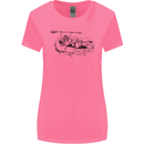 Dinghy Rapids White Water Rafting Whitewater Womens Wider Cut T-Shirt Azalea