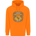 Dinosaur Abduction Aliens UFO T-Rex Childrens Kids Hoodie Orange