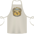Dinosaur Abduction Aliens UFO T-Rex Cotton Apron 100% Organic Natural
