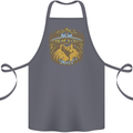 Dinosaur Abduction Aliens UFO T-Rex Cotton Apron 100% Organic Steel