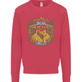 Dinosaur Abduction Aliens UFO T-Rex Kids Sweatshirt Jumper Heliconia