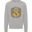 Dinosaur Abduction Aliens UFO T-Rex Kids Sweatshirt Jumper Sports Grey