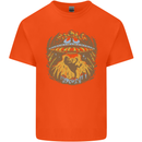 Dinosaur Abduction Aliens UFO T-Rex Kids T-Shirt Childrens Orange