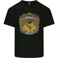 Dinosaur Abduction Aliens UFO T-Rex Mens Cotton T-Shirt Tee Top Black