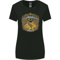 Dinosaur Abduction Aliens UFO T-Rex Womens Wider Cut T-Shirt Black