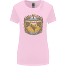 Dinosaur Abduction Aliens UFO T-Rex Womens Wider Cut T-Shirt Light Pink