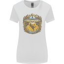 Dinosaur Abduction Aliens UFO T-Rex Womens Wider Cut T-Shirt White