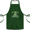 Dinosaur Coming Soon New Baby Pregnancy Cotton Apron 100% Organic Forest Green