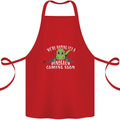 Dinosaur Coming Soon New Baby Pregnancy Cotton Apron 100% Organic Red
