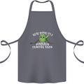 Dinosaur Coming Soon New Baby Pregnancy Cotton Apron 100% Organic Steel