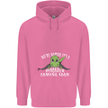 Dinosaur Coming Soon New Baby Pregnancy Mens 80% Cotton Hoodie Azelea
