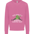 Dinosaur Coming Soon New Baby Pregnancy Mens Sweatshirt Jumper Azalea