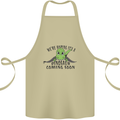 Dinosaur Coming Soon New Baby Pregnancy Pregnant Cotton Apron 100% Organic Khaki