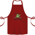 Dinosaur Coming Soon New Baby Pregnancy Pregnant Cotton Apron 100% Organic Maroon