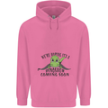 Dinosaur Coming Soon New Baby Pregnancy Pregnant Mens 80% Cotton Hoodie Azelea