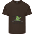 Dinosaur Coming Soon New Baby Pregnancy Pregnant Mens Cotton T-Shirt Tee Top Dark Chocolate