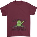 Dinosaur Coming Soon New Baby Pregnancy Pregnant Mens T-Shirt 100% Cotton Maroon