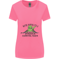 Dinosaur Coming Soon New Baby Pregnancy Pregnant Womens Wider Cut T-Shirt Azalea