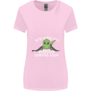 Dinosaur Coming Soon New Baby Pregnancy Womens Wider Cut T-Shirt Light Pink