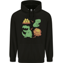 Dinosaur Evolution Extinction Fossils T-Rex Mens 80% Cotton Hoodie Black