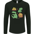 Dinosaur Evolution Extinction Fossils T-Rex Mens Long Sleeve T-Shirt Black