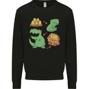 Dinosaur Evolution Extinction Fossils T-Rex Mens Sweatshirt Jumper Black