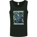 Dinosaur Extinction Asteroid Funny T-Rex Mens Vest Tank Top Black