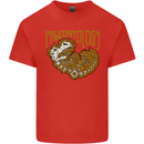 Dinosaur Fossil Paleontology Skeleton Kids T-Shirt Childrens Red
