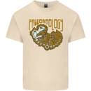 Dinosaur Fossil Paleontology Skeleton Mens Cotton T-Shirt Tee Top Natural