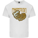 Dinosaur Fossil Paleontology Skeleton Mens Cotton T-Shirt Tee Top White