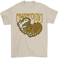 Dinosaur Fossil Paleontology Skeleton Mens T-Shirt 100% Cotton Sand