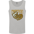 Dinosaur Fossil Paleontology Skeleton Mens Vest Tank Top Sports Grey