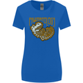 Dinosaur Fossil Paleontology Skeleton Womens Wider Cut T-Shirt Royal Blue