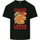 Dinosaur Palaeontologist Loves Parasaurolophus Mens Cotton T-Shirt Tee Top Black