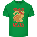 Dinosaur Palaeontologist Loves Parasaurolophus Mens Cotton T-Shirt Tee Top Irish Green