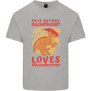 Dinosaur Palaeontologist Loves Parasaurolophus Mens Cotton T-Shirt Tee Top Sports Grey