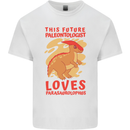 Dinosaur Palaeontologist Loves Parasaurolophus Mens Cotton T-Shirt Tee Top White