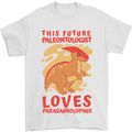 Dinosaur Palaeontologist Loves Parasaurolophus Mens T-Shirt 100% Cotton White