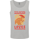 Dinosaur Palaeontologist Loves Parasaurolophus Mens Vest Tank Top Sports Grey