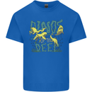 Dinosaurs of the Deep Megladon Tylosaurus Mens Cotton T-Shirt Tee Top Royal Blue