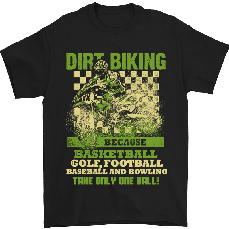 Motocross T-Shirt Mens MotoX Dirt Bike Scrambler Funny Tshirt Tee Top 1