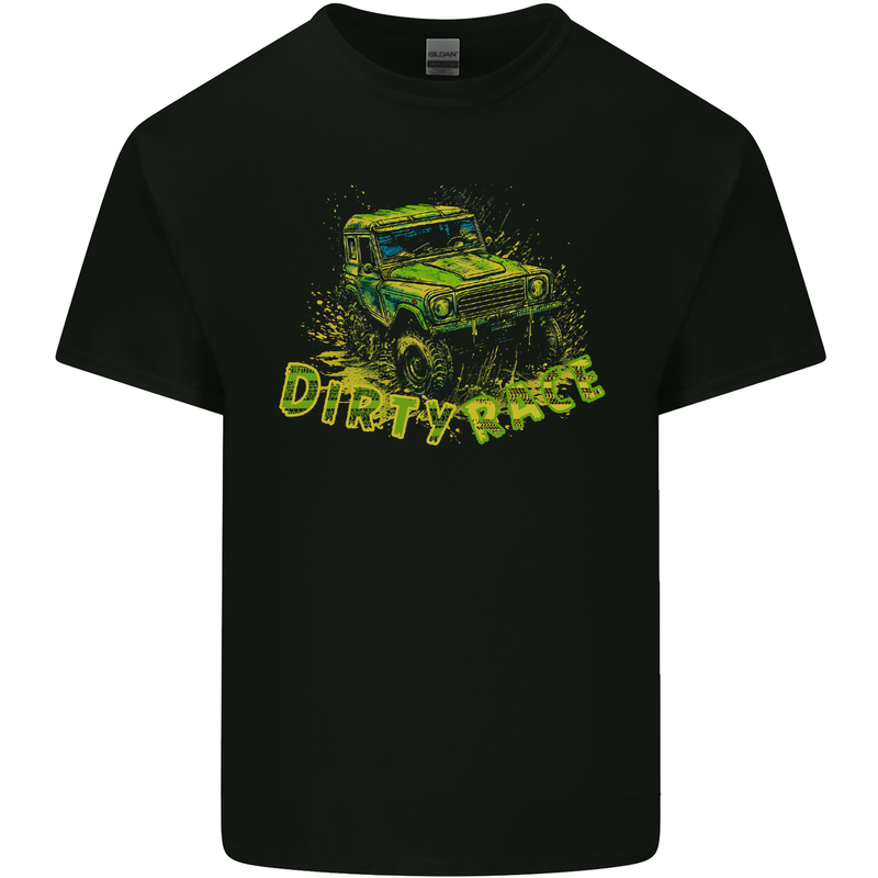 Dirty Race 4X4 Off Roading Kids T-Shirt Childrens Black