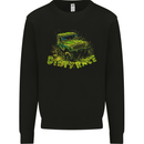 Dirty Race 4X4 Off Roading Mens Sweatshirt Jumper Black