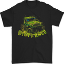 Dirty Race 4X4 Off Roading Mens T-Shirt 100% Cotton Black