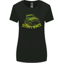 Dirty Race 4X4 Off Roading Womens Wider Cut T-Shirt Black
